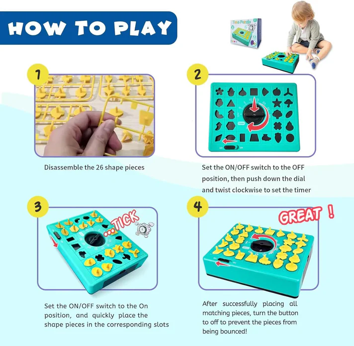 Time Puzzle Mind Challenge Board Game - 666