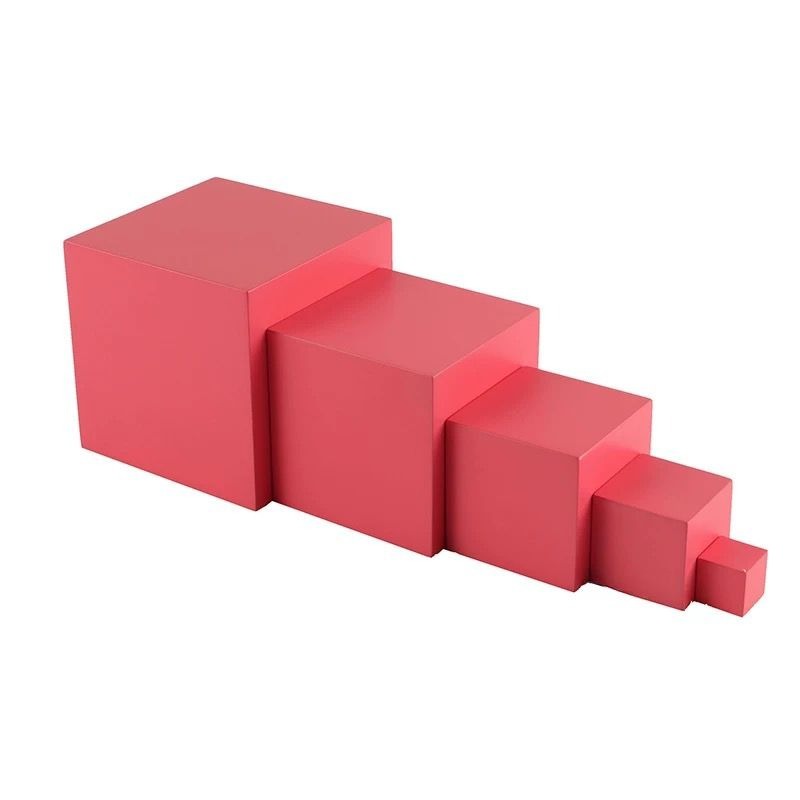 Montessori Toddler Pink Tower | Sensorial Material for Infant & Toddler Classrooms