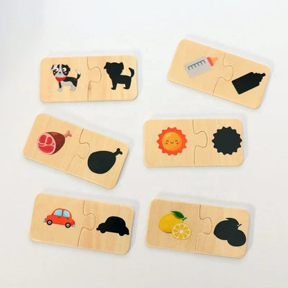 Shadow Matching Puzzles – Visual Discrimination and Logical Thinking Toy for Toddlers