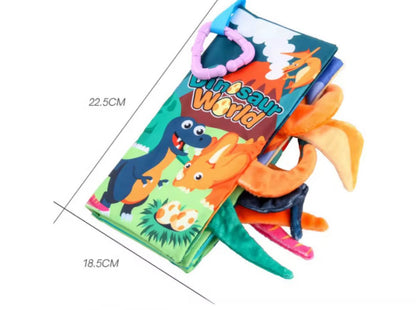 4-in-1 Animal Tails Soft Baby Books - Sensory Cloth Books for Early Learning