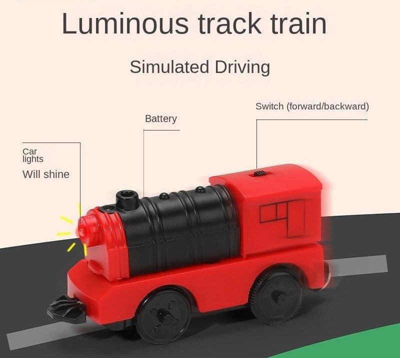 Train Set Building Blocks Box