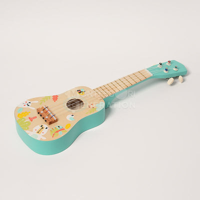 Fidtoy Wooden Ukulele for Kids – Beginner Musical Instrument Toy Age 3+