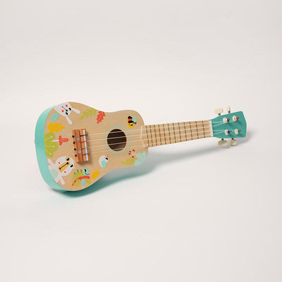 Fidtoy Wooden Ukulele for Kids – Beginner Musical Instrument Toy Age 3+