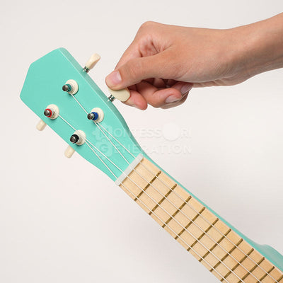 Fidtoy Wooden Ukulele for Kids – Beginner Musical Instrument Toy Age 3+