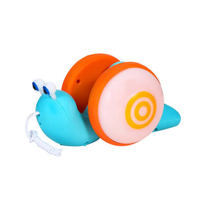 Musical Pull-Along Snail Toy 🐌🎵