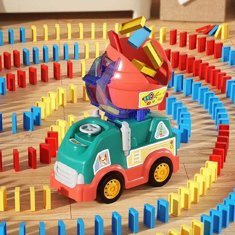 Domino Car™ - Amusement Créatif avec les Dominos - Poseur de Dominos