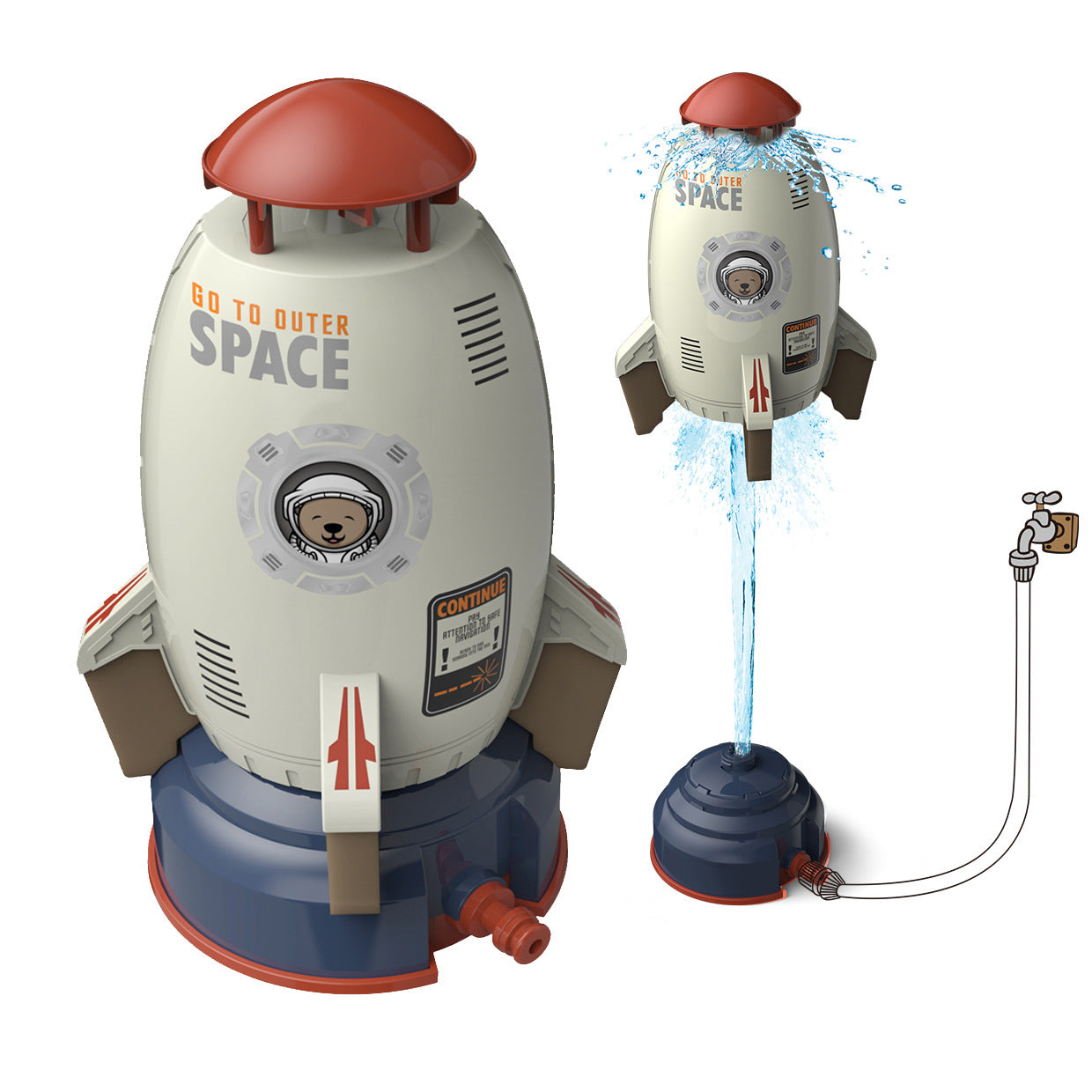 Flying Water Rocket™ - Spetterend avontuur - Watersproeier raket