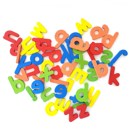 Wooden Alphabet Letters Word Spelling Game