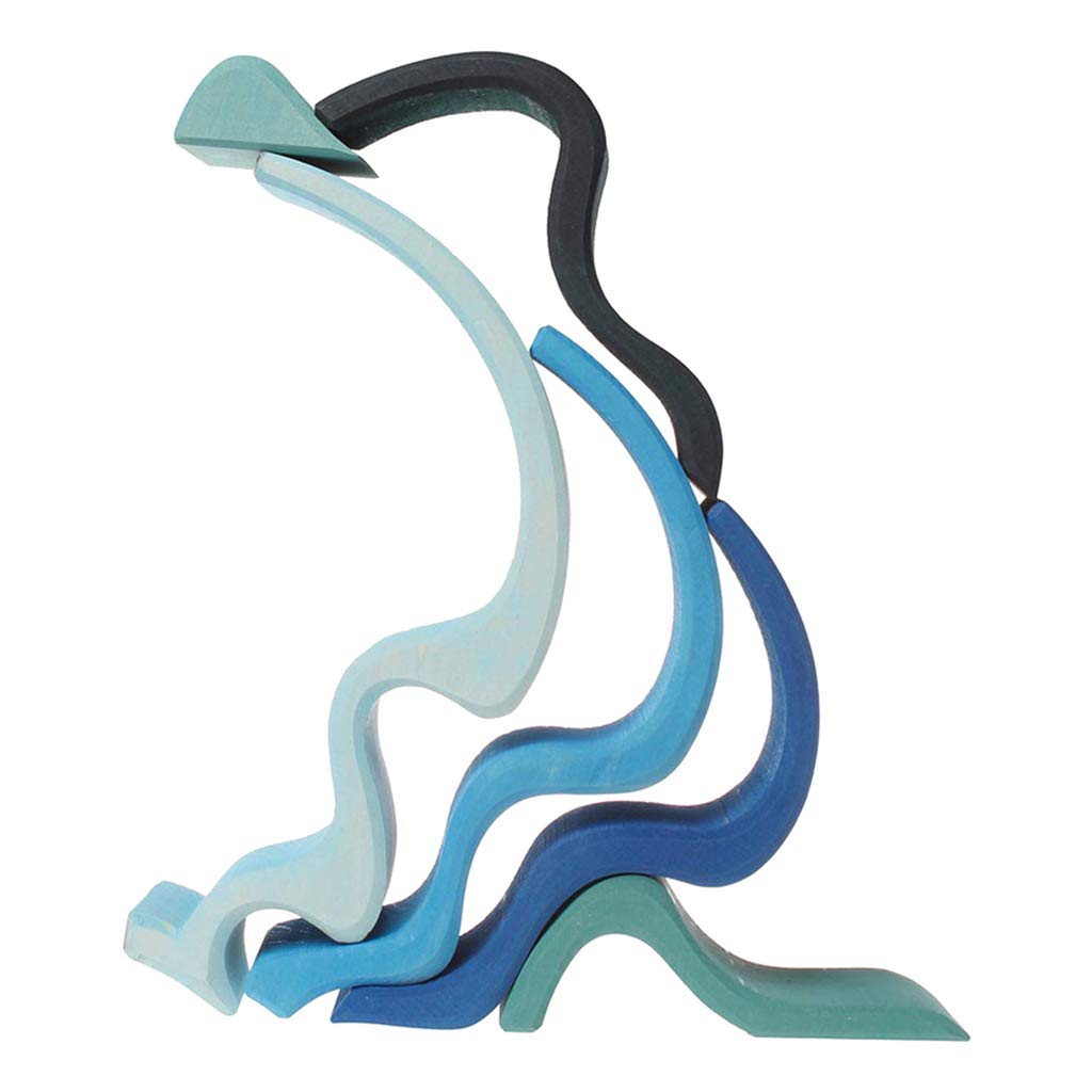 Wooden Wave Blocks- Open ended wooden toys