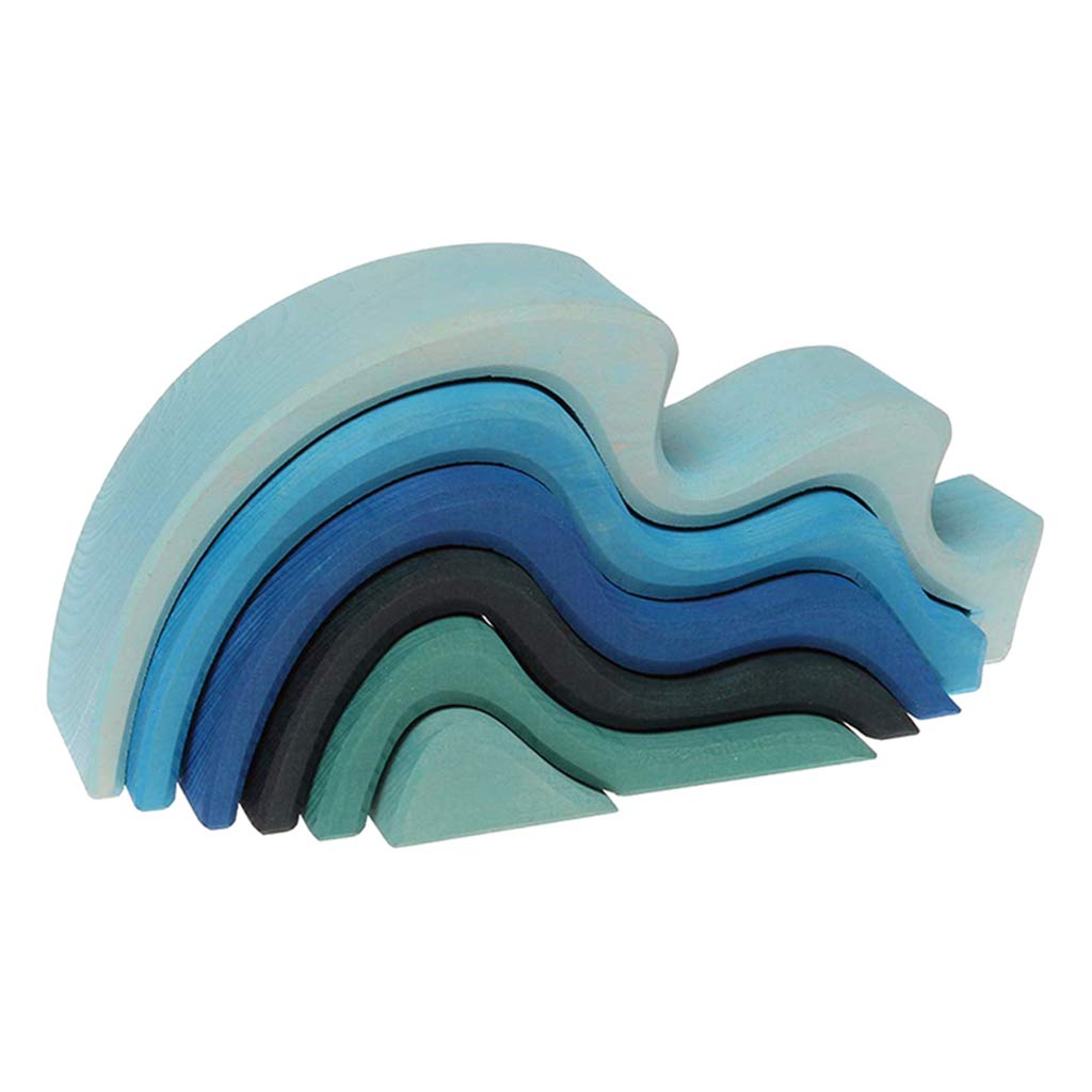 Wooden Wave Blocks- Open ended wooden toys