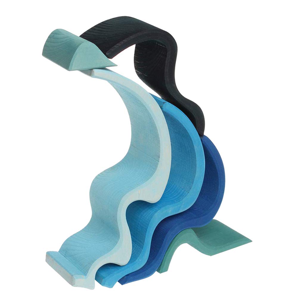 Wooden Wave Blocks- Open ended wooden toys