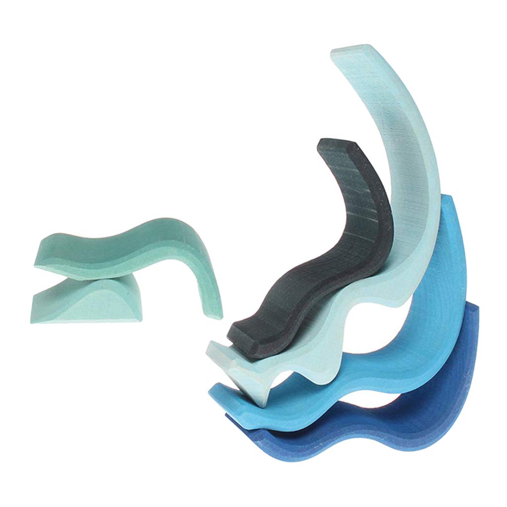 Wooden Wave Blocks- Open ended wooden toys