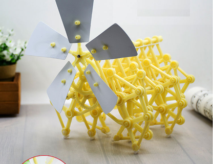 Theo Jansen Wind Power Moving Wind Walking Machine Crawler DIY