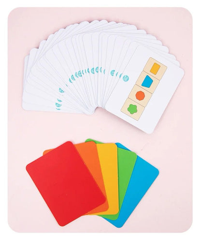 Whale-Shaped Montessori Puzzle – Color and Shape Sorting Wooden Activity for Toddlers