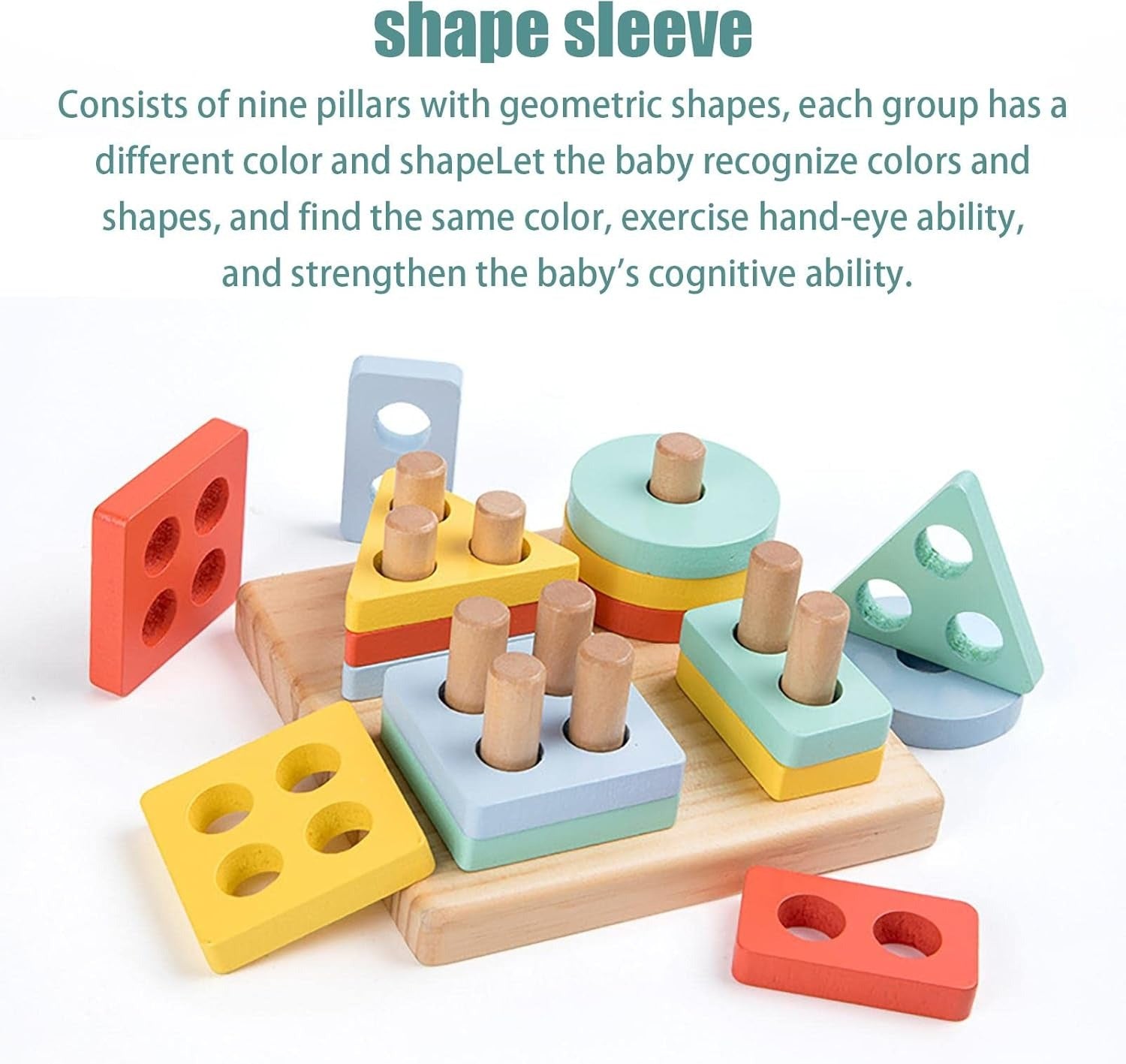 Wooden 4 in 1 Shape Sorter Premium