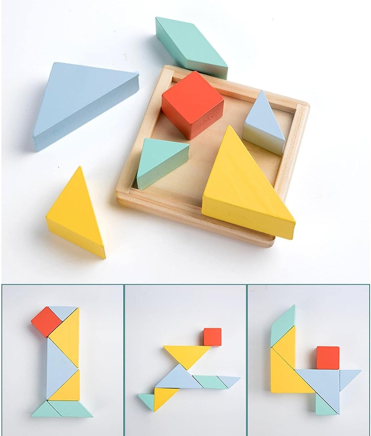 Wooden 4 in 1 Shape Sorter Premium