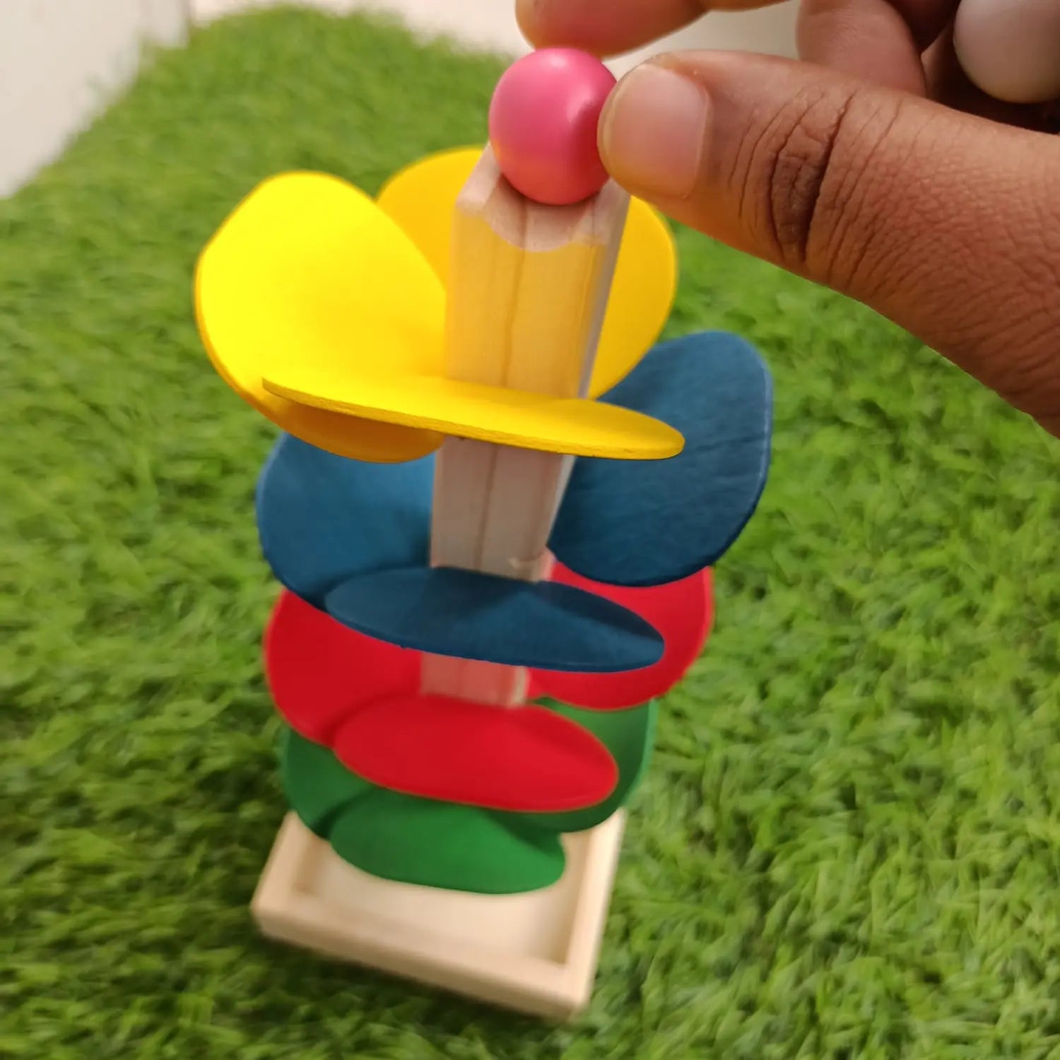 Wooden Ball Goli Game – Flower Goli Game