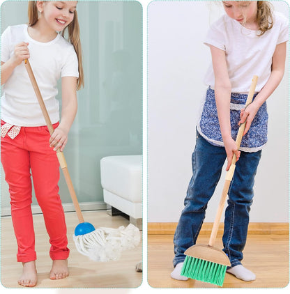 Wooden Children’s Cleaning Tools