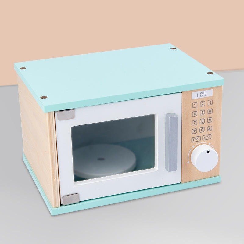 Wooden Children's Microwave Oven Toy
