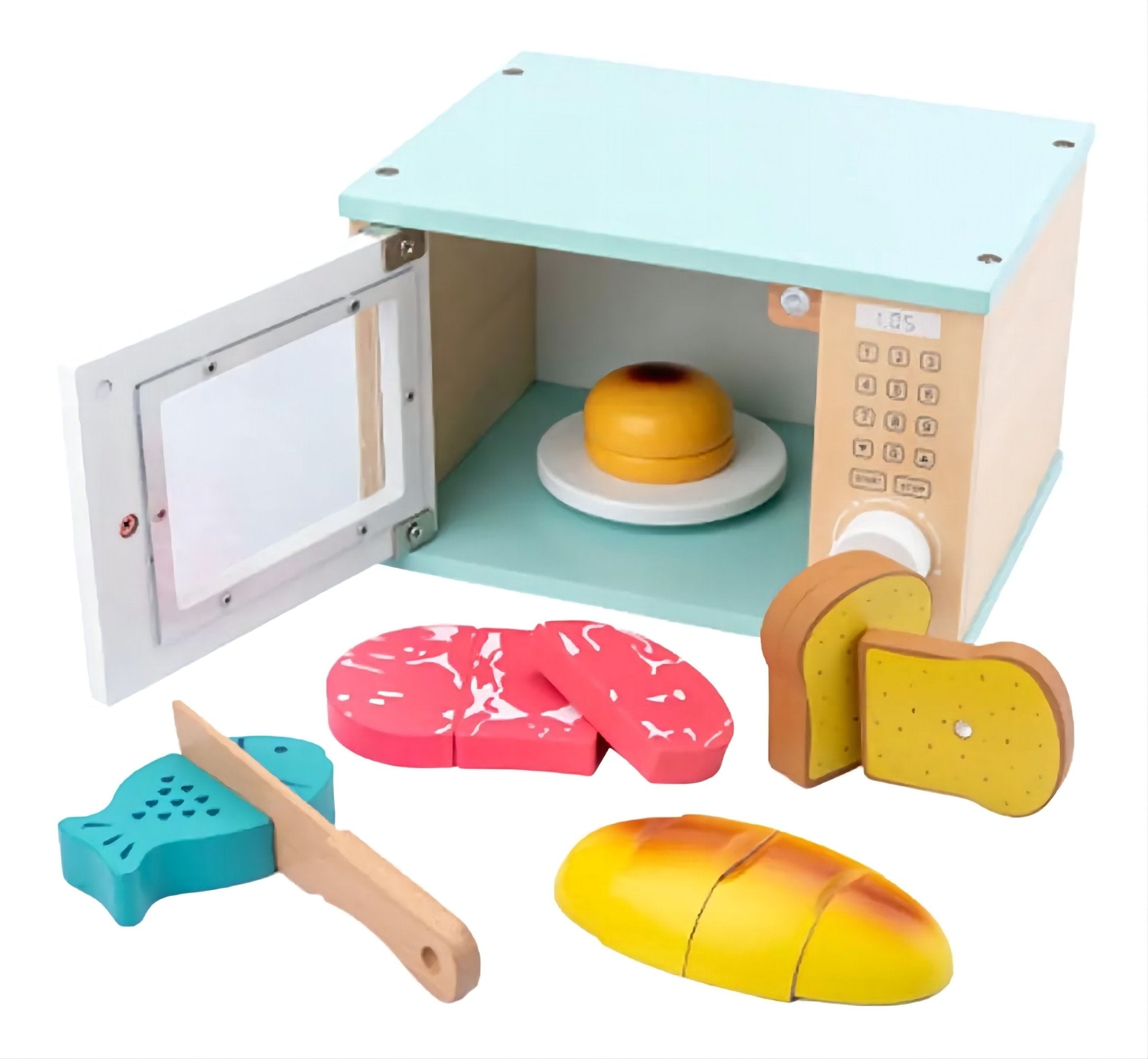 Wooden Children's Microwave Oven Toy