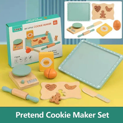 Wooden Cookie Maker Set