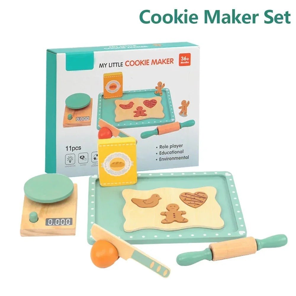 Wooden Cookie Maker Set