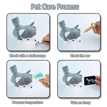 Wooden doctor kit Dental Kit Doctor's cart with equipment