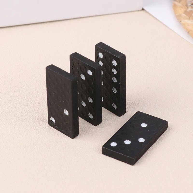 Wooden Domino Board Games Travel Funny Table Game