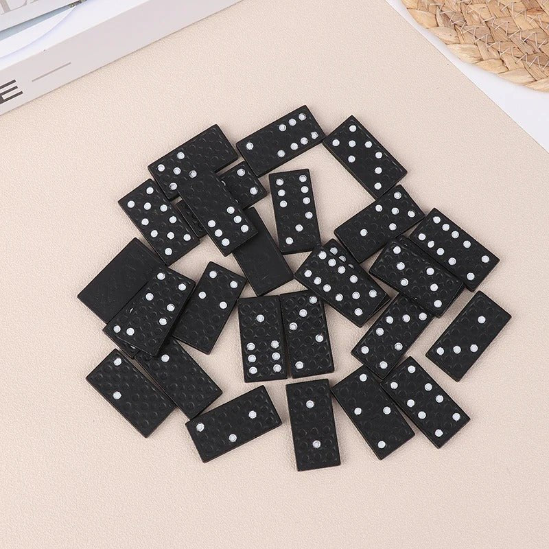Wooden Domino Board Games Travel Funny Table Game