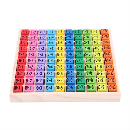 Wooden Eco-Friendly Wooden Multiplication Board – Fun & Safe Math Learning Game