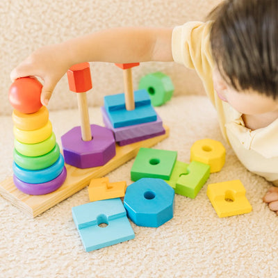 Empileur géométrique en bois (Melissa and Doug)