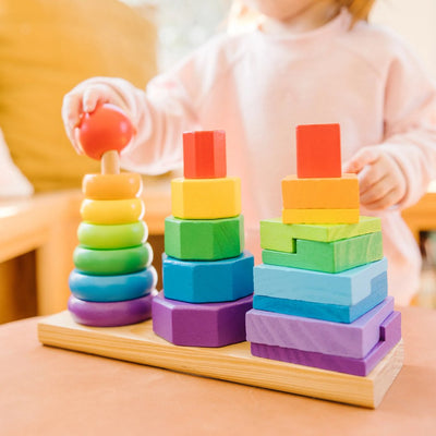 Empileur géométrique en bois (Melissa and Doug)