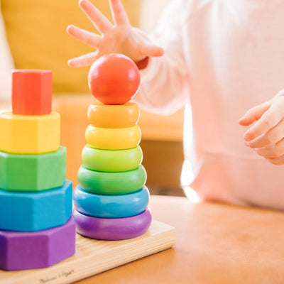 Empileur géométrique en bois (Melissa and Doug)