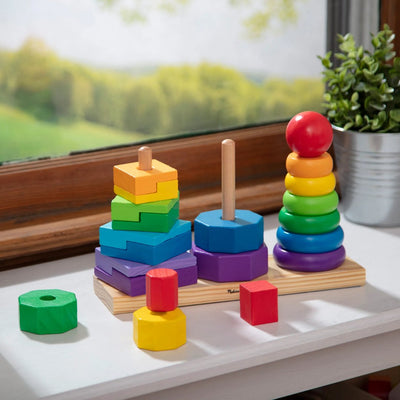 Empileur géométrique en bois (Melissa and Doug)
