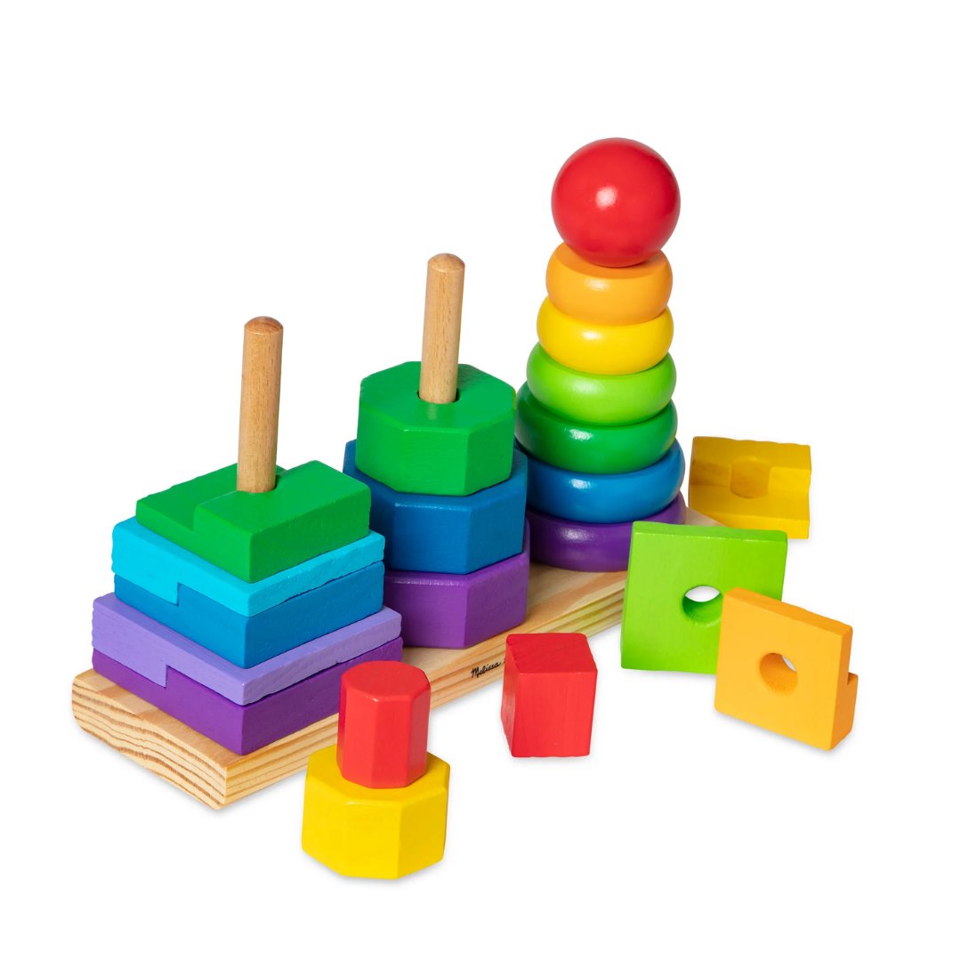 Wooden Geometric Stacker (Melissa and Doug)