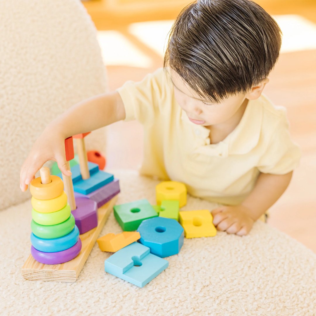 Wooden Geometric Stacker (Melissa and Doug)