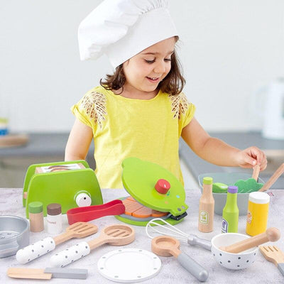 Juego de cocina de madera Fidtoy de juguete