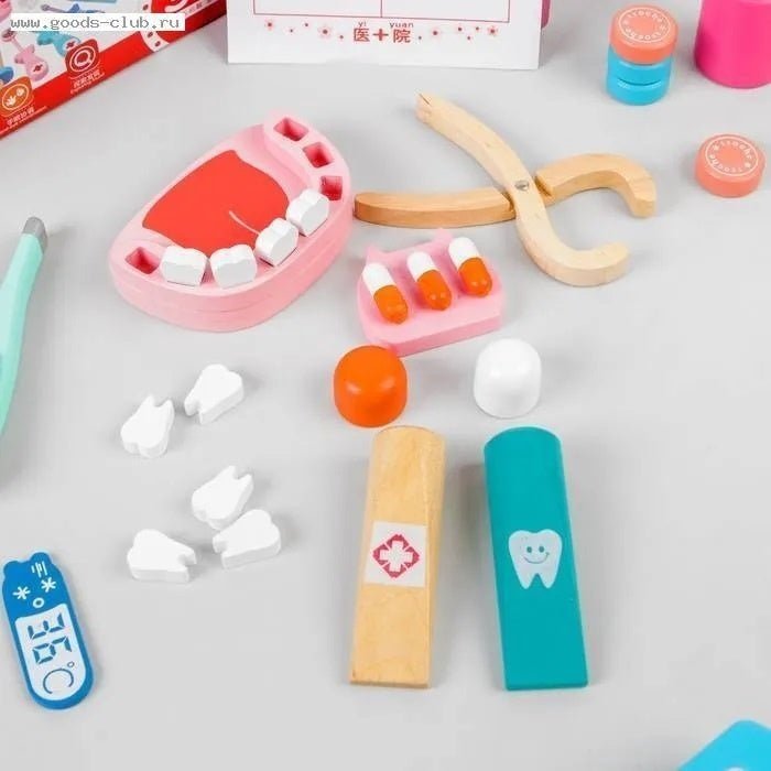 Wooden Medicine Cabinet First Aid Kit Doctor Kit