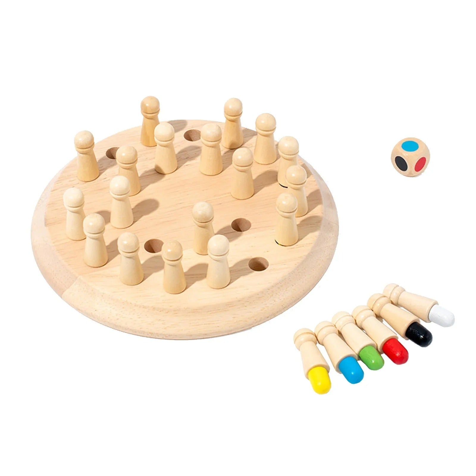 Wooden Memory Match Stick Chess Board Game - Logic Braintease Toys for Boys And Girls special