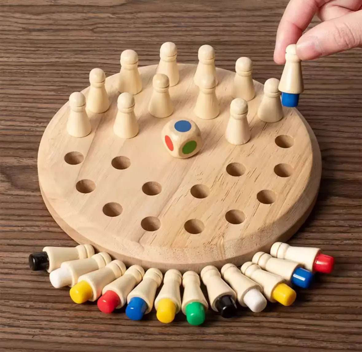 Wooden Memory Match Stick Chess Board Game - Logic Braintease Toys for Boys And Girls special