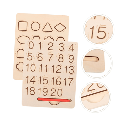 Wooden Multisided Letters Tracing board 2 sides Letter Tracing Board (Hindi, Tamil, English, Number, Shapes)