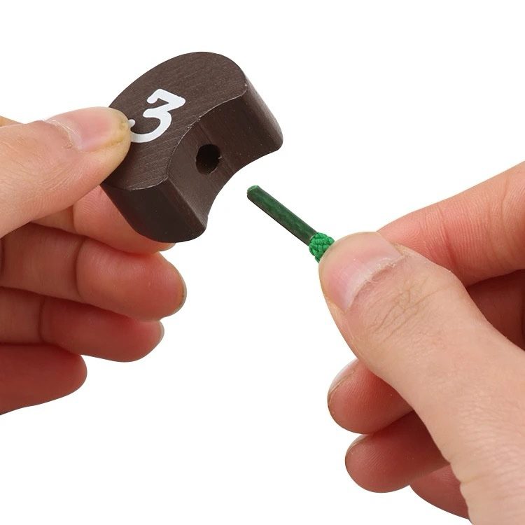 Caterpillar Lacing Toy – Montessori Fine Motor and Number Recognition Activity