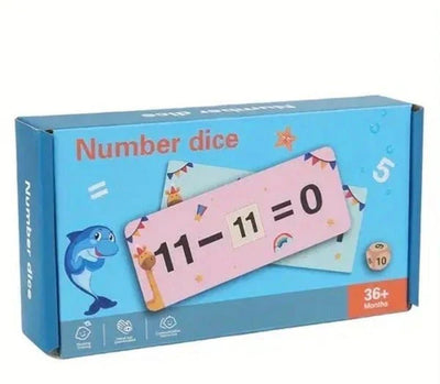 Wooden Number Dice