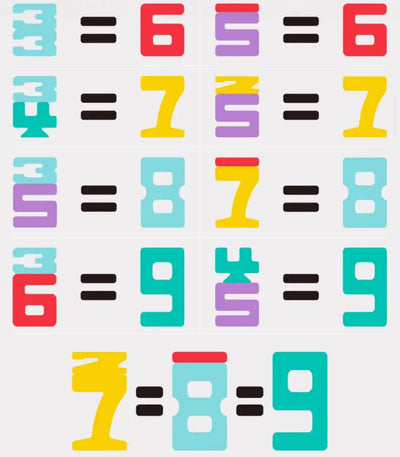 Blocs de construction numériques – Ensemble de chiffres doubles en bois avec dés pour les jeux de mathématiques, d'empilement et de comptage