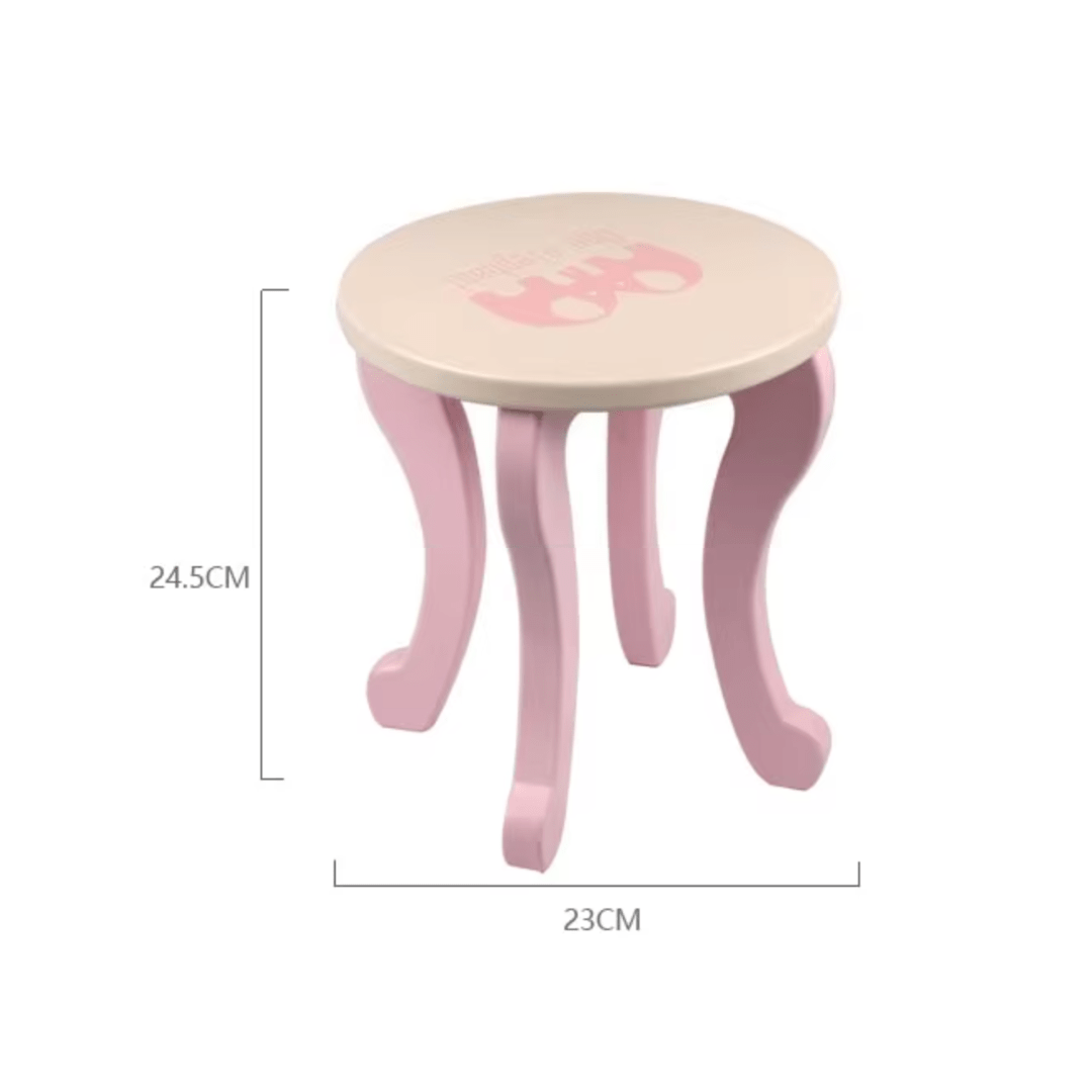 Wooden Pink Dresser, Simulation dresser mirror girl birthday gift