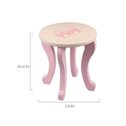 Wooden Pink Dresser, Simulation dresser mirror girl birthday gift