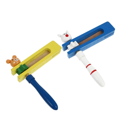Wooden Play Musical Toy Rattle