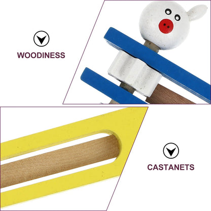 Wooden Play Musical Toy Rattle