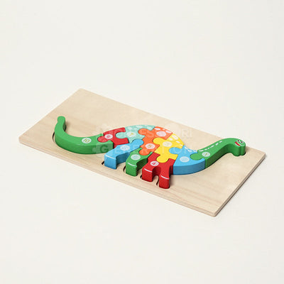 Fidtoy Juego de Rompecabezas de Madera de Animales para Niños Pequeños – Juguete de Rompecabezas de 4 Piezas para Niños con Formas a Juego