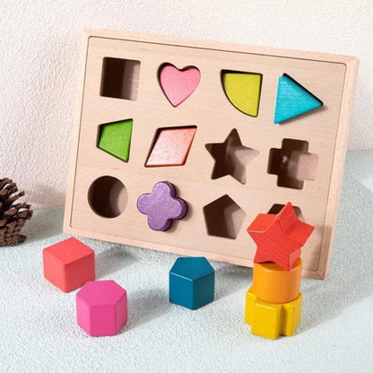 Wooden Shape Sorter Montessori